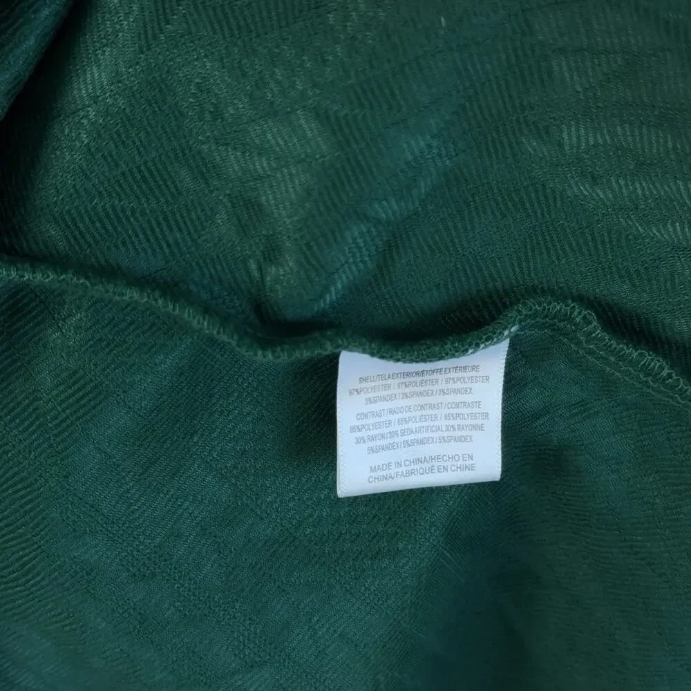 NWT MODCLOTH Braid My Entire Day 3/4 Sleeve Green Midi Dress Large Twee Cozycore